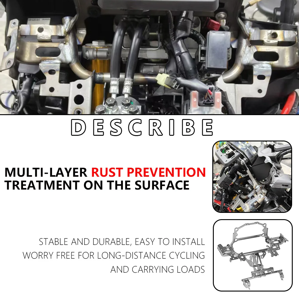 Motorcycle For YAMAHA TMAX 560 2022-2024 Motorcycle Headlight Bracket Welding Assembly - Front Bracket Headlight Bracket