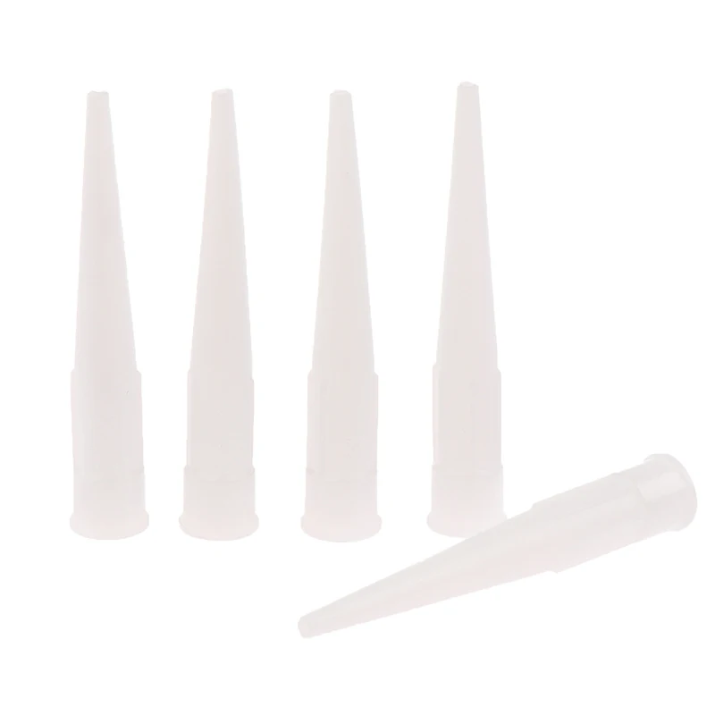 20pcs 10x1.5CM Universal Caulking Nozzles Glass Glue Nozzles Sealant Silicone Gun Mouth