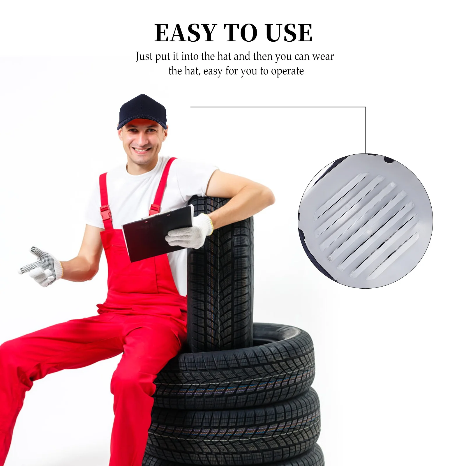 

2Pcs Bump Caps Insert Protective Shell Insert Outdoor Workers Low-Risk Workplace Good Service Head Protection