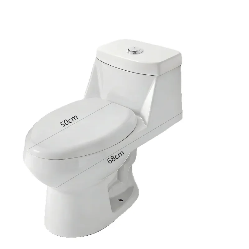 Siphonic Ceramic Toilet Large Pipe Anti Splash Deodorant Household Engineering Bathroom Fixture