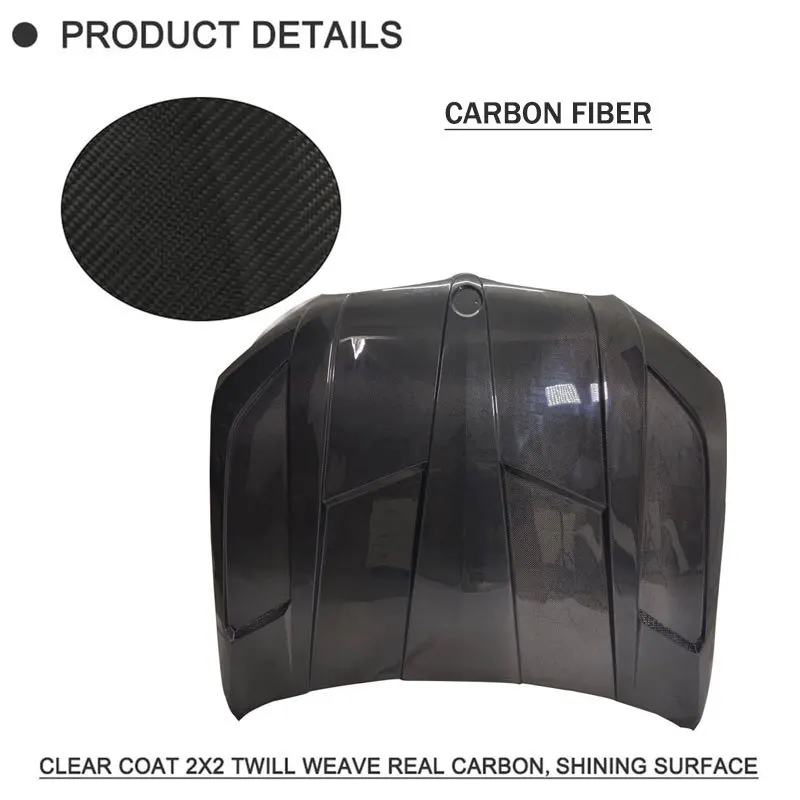 For BMW X6 G06 2020-2023 LD Style Real Dry Carbon Fiber Engine Cover Modification Body Kit Spoiler