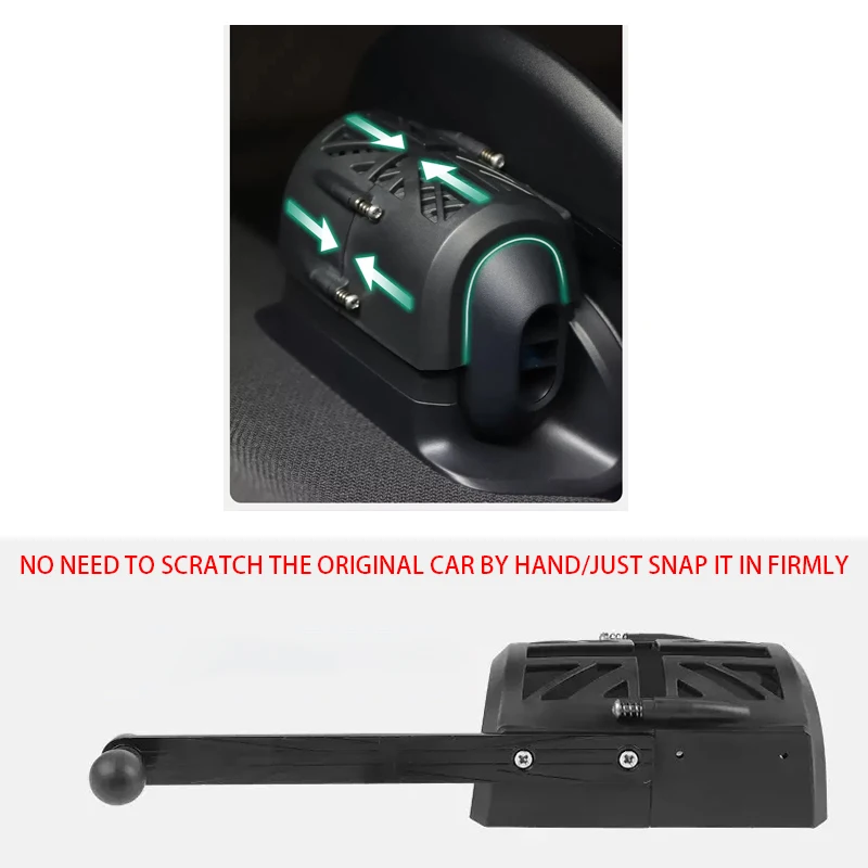 Car Mobile Phone Holder For Mini Countryman U25 J01 EV J05 Aceman F65 F66 F67 Cooper S E SE 2024 2025 Auto Mount GPS Accessories
