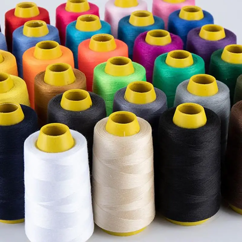 Sewing Machine Thread Pagoda Line Overlocking Thread For Machine Hand Embroidery 1300 Yard Each Spool 100% Polyester Durable