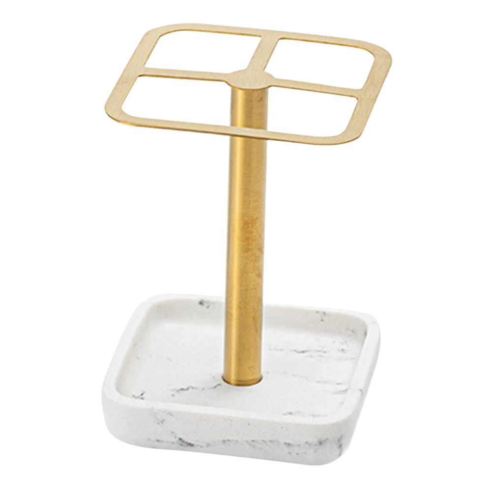 

Adult Toothbrush Rack Stainless Steel Toothpaste Stand Braces Holder for Bathroom Electric