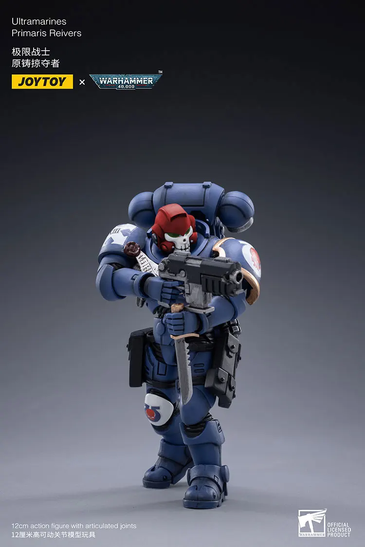 

Joytoy Warhammer 1/18 фигурки ультрамарин Primaris Reivers модель игрушки подарки для мальчиков 3,75 дюйма