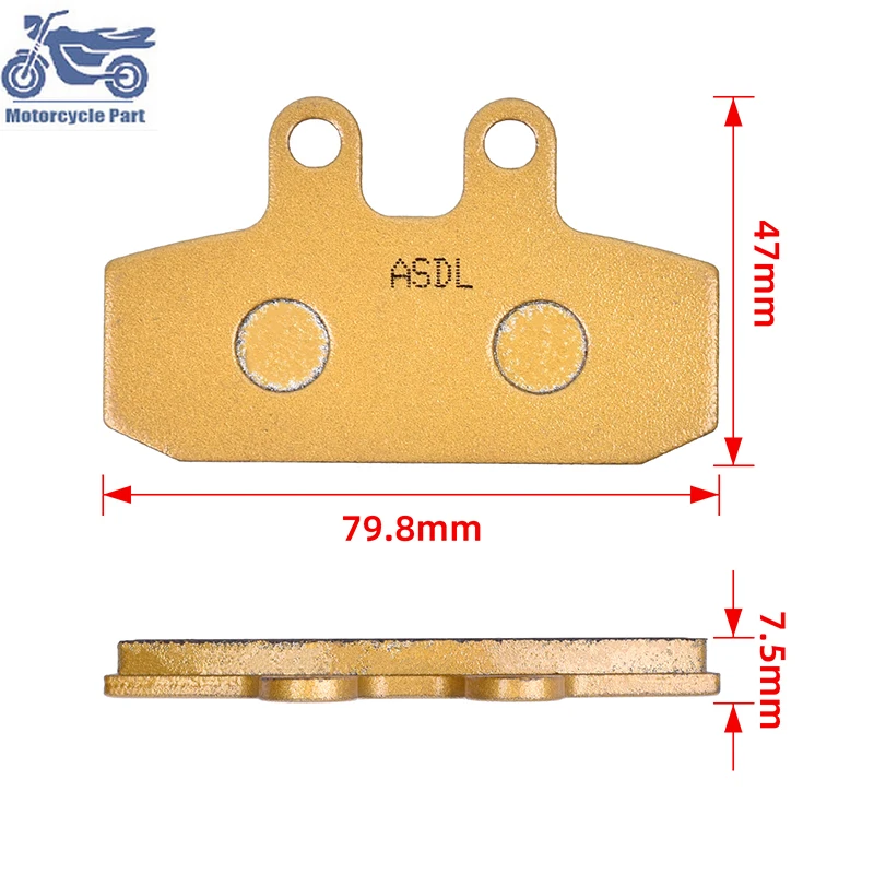 

Motorcycle Front Brake Pads For APRILIA Scarabeo 400ie 500ie 07-09 Scarabeo 125/150/200 Sport City Cube 250 300 08-12 Scarbeo500