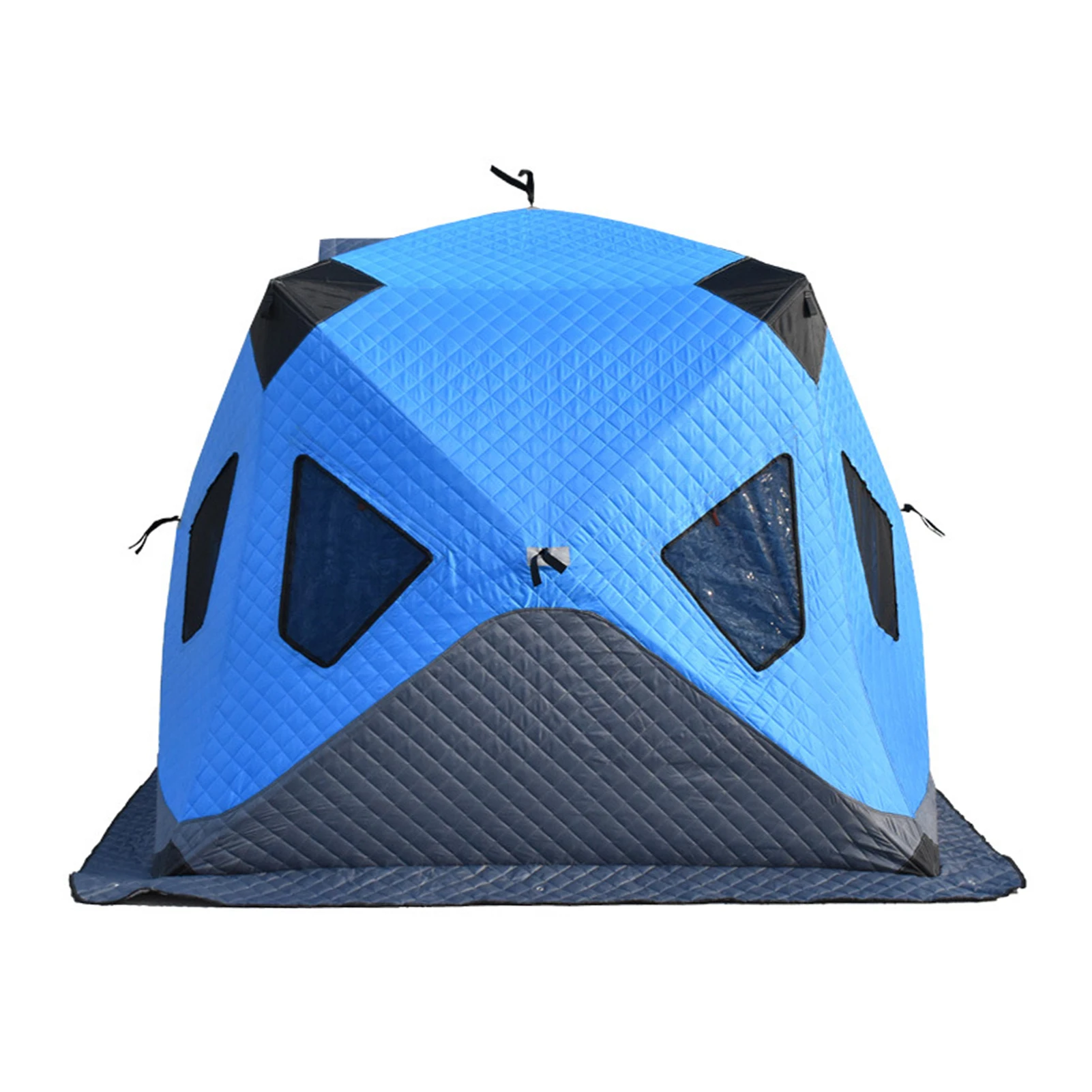 Winter Fishing Tent Upgrade 3-4 Person Outdoor Camping Shelter Portable and Lightweight Angler Tent Waterproof and Warm