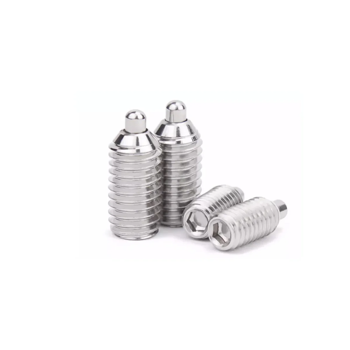 

304 Stainless Steel Column Head Ball Positioning Screw / Spring Plunger / Spring Telescopic Pin M4M5M6M8M10 M12