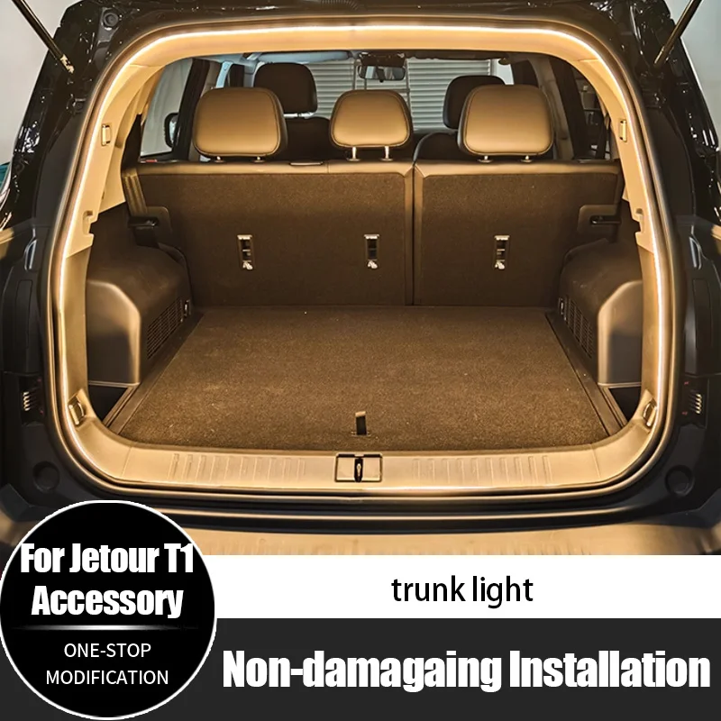 

For Chery Jetour T1 Trunk Ambient Light Car Atmosphere Light Ambient Lighting 2025 4x4 Interior Accessories