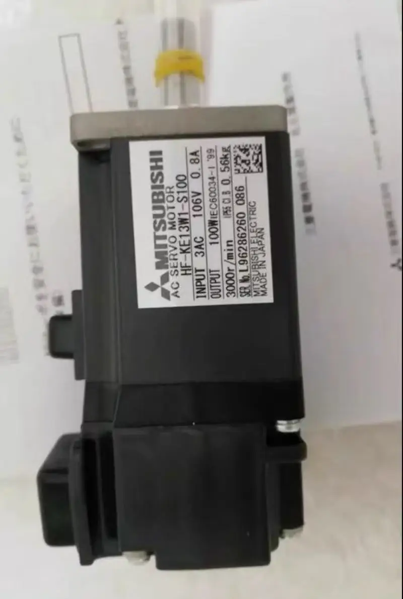 Teste servo motor usado HF-KE43KW1-S100 passou no envio rápido