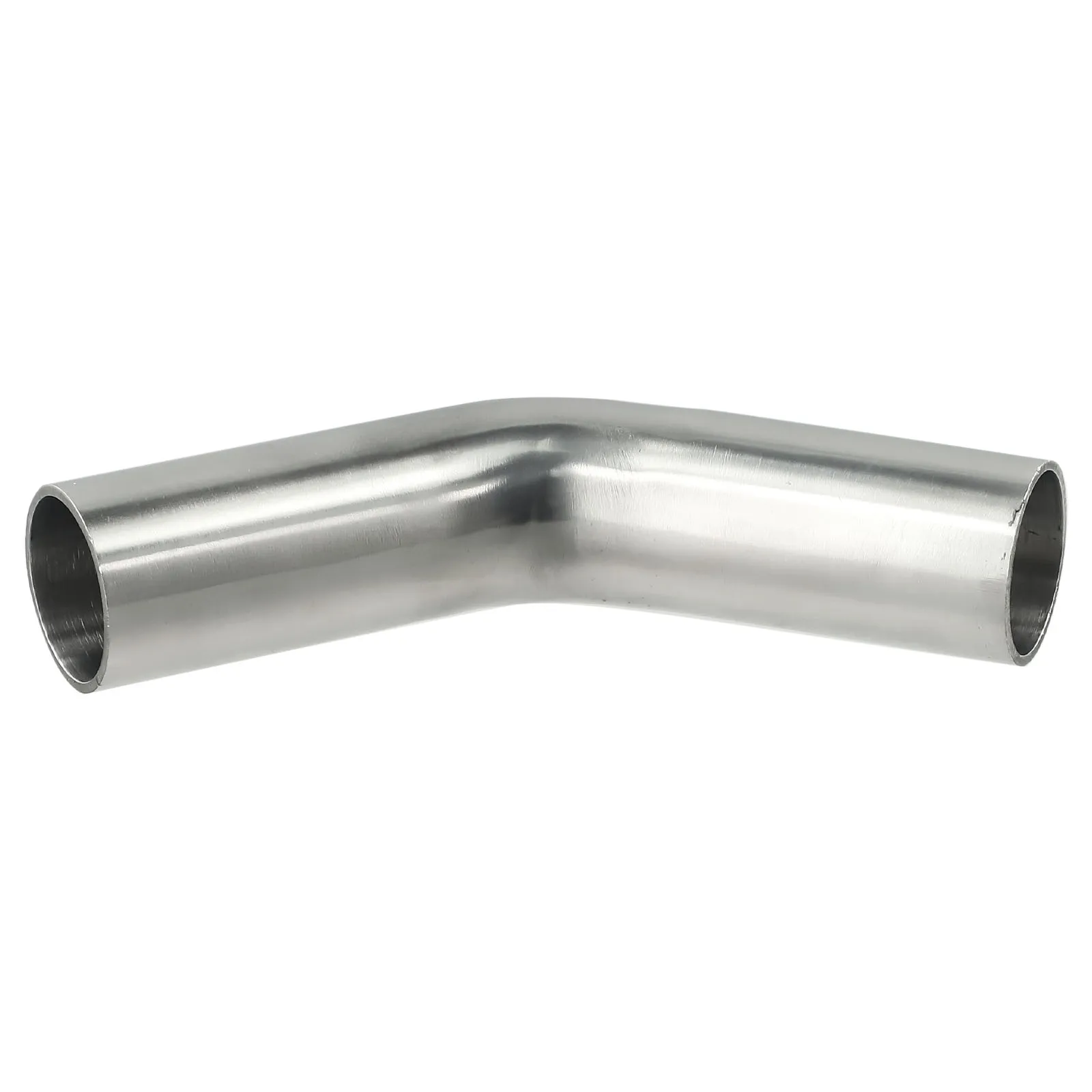 Polished Stainless Steel 45 Degree Bend Elbow for Exhaust Pipes Suitable for Automotive and Industrial Pipe Assemblies 1951mm
