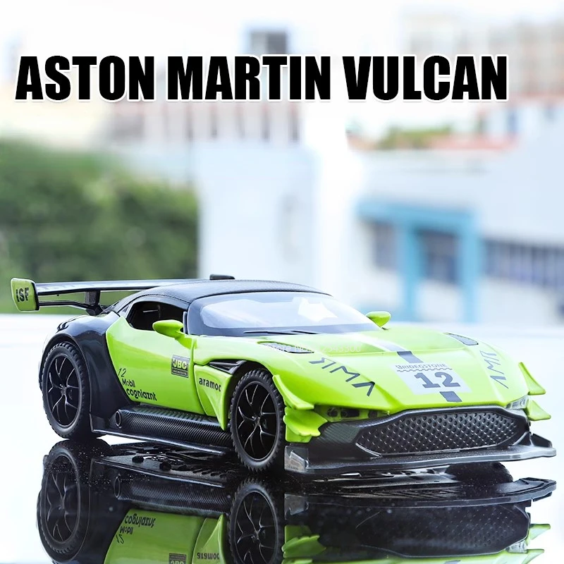 1/32 Model Vulcan Circuit Alloy Toy Car Edition Pull Back with Sound Light Toys for Boys Collection desktop Decoration Gift