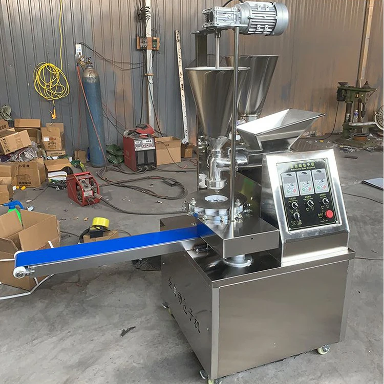 Gold SellerFull Automatic Dumpling Wrapper and Filling Machine for Samosa Empanada Food Production 110V 220V Available