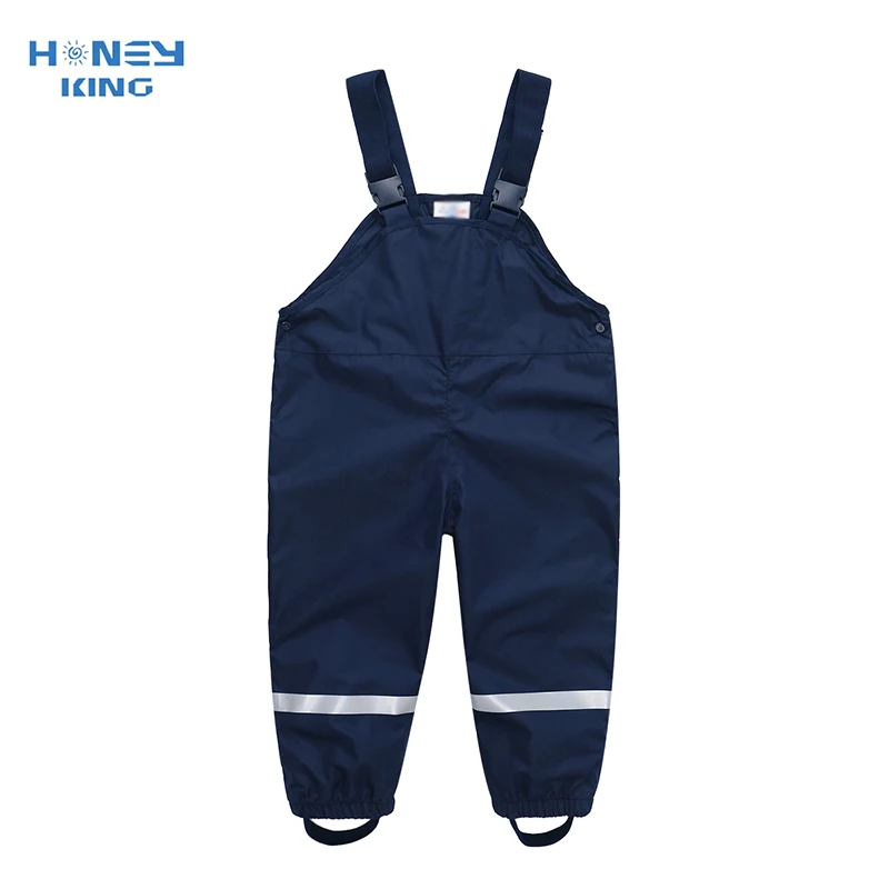 HONEYKING Kids Jumpsuit For Boys Toddler Outdoor Clothes Waterproof Rain Pants Baby Girl Overalls For Children
