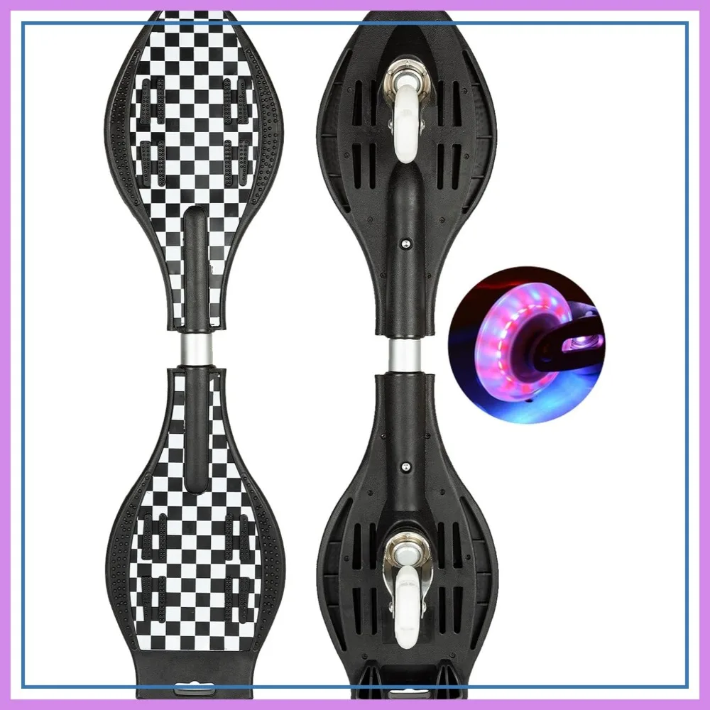 

Simcat Caster Board, 360-Degree Twistboard with Light-Up Wheels, Lightweight Durable for Teens & Adults