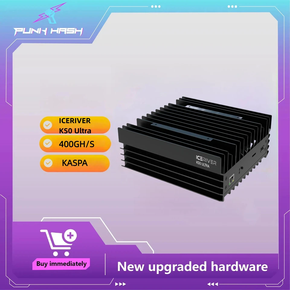 KS0 Ultra 400G 100w with Power Supply ASIC Miner KASPA Miner KAS