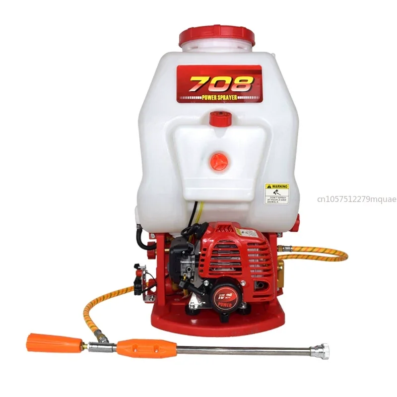708 2-stroke 15W-4T Knapsack  Sprayer Fertilization Sprayer High-pressure Agricultural Sprayer Water Mist Pesticide Machine