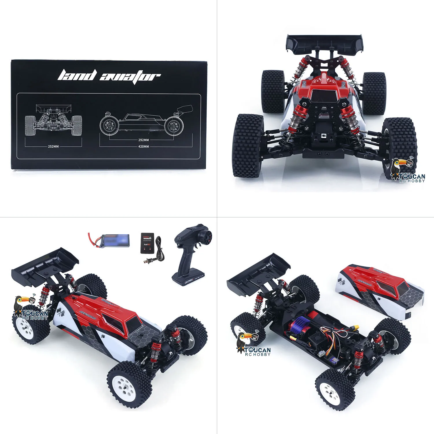

70KM/H 1/10 High Speed Radio Control Off Road Vehicle 1001 RC Model Car Hobbywing 60A ESC 3650 Brushless Motor Ready to Run