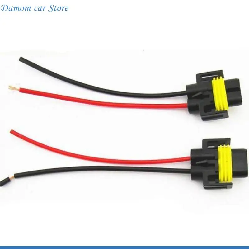 A2UC 2Pcs H11 H8 Headlight Fog Light Conversion Connector Wiring Harness Socket