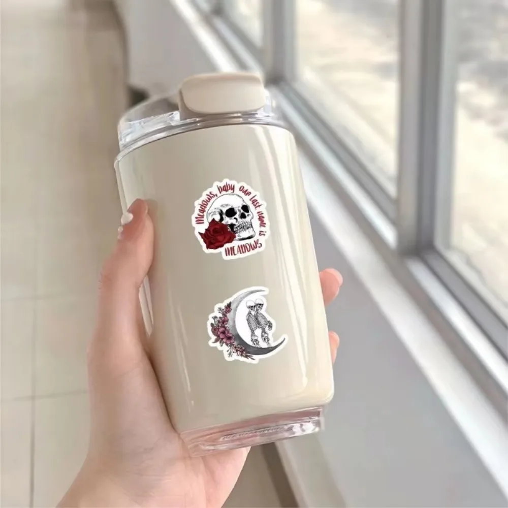 60 قطعة ملصقات الرومانسية الداكنة ملصقات الكتابة على الجدران القوطية الديكور كتيب الهاتف الأمتعة المحمول الغيتار لعبة أطفال هدية