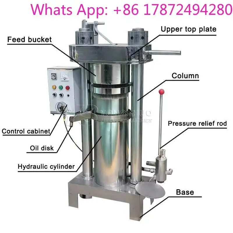 Hydraulic Vintage Olive Sale Economy Manual Multi Seeds Machine Palm Kernel Oil Press 20 Ton