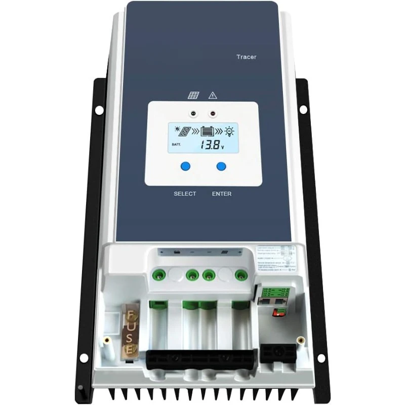 60A MPPT Solar Charge Controller Max.PV 150V Solar Panel Regulator with Backlight LCD Display(Tracer 6415 an)