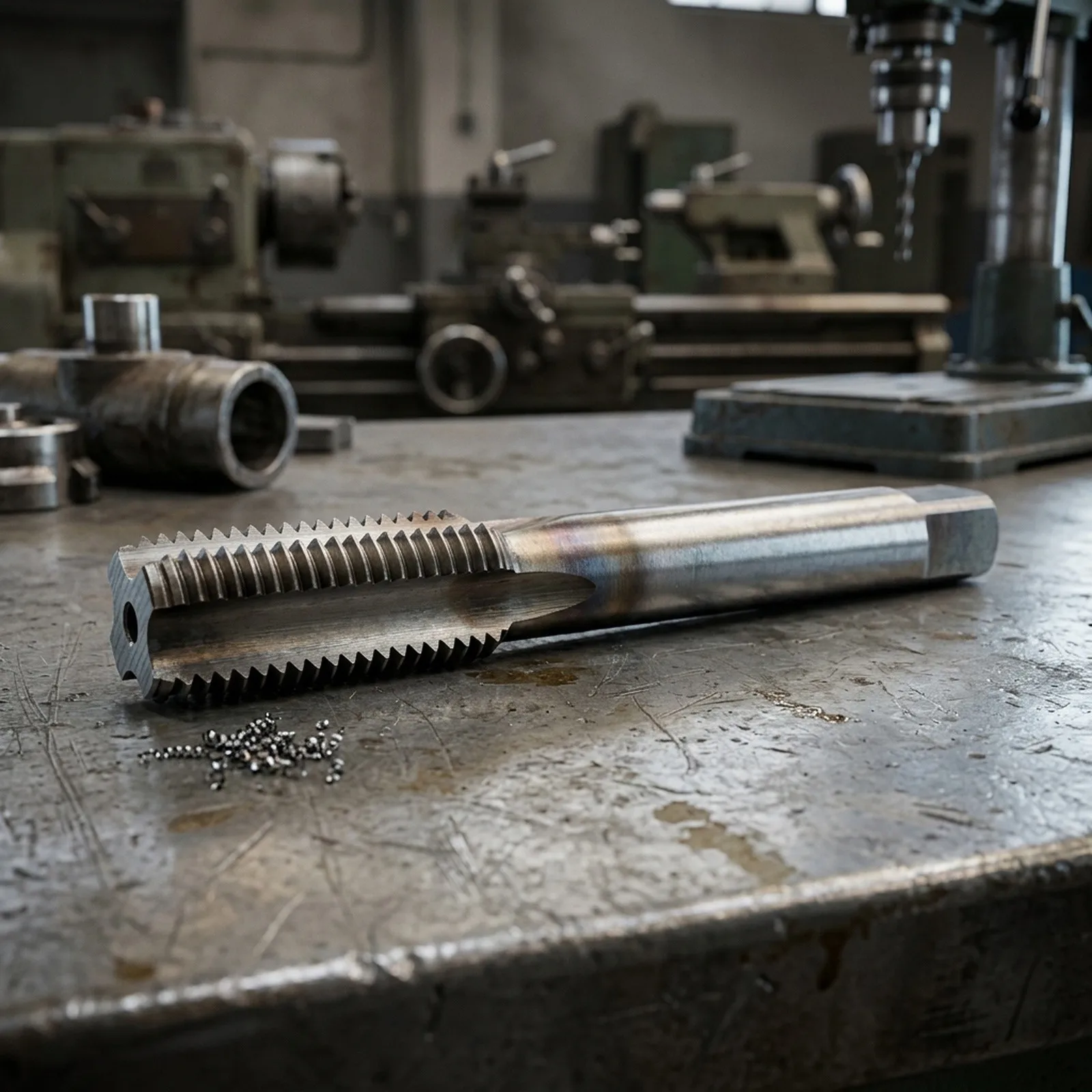 Left Hand Thread for m14 Tap HSS Tapping Screw Removal 1.5mm Pitch Metric Thread 14mm High Steel 94mm Length Left