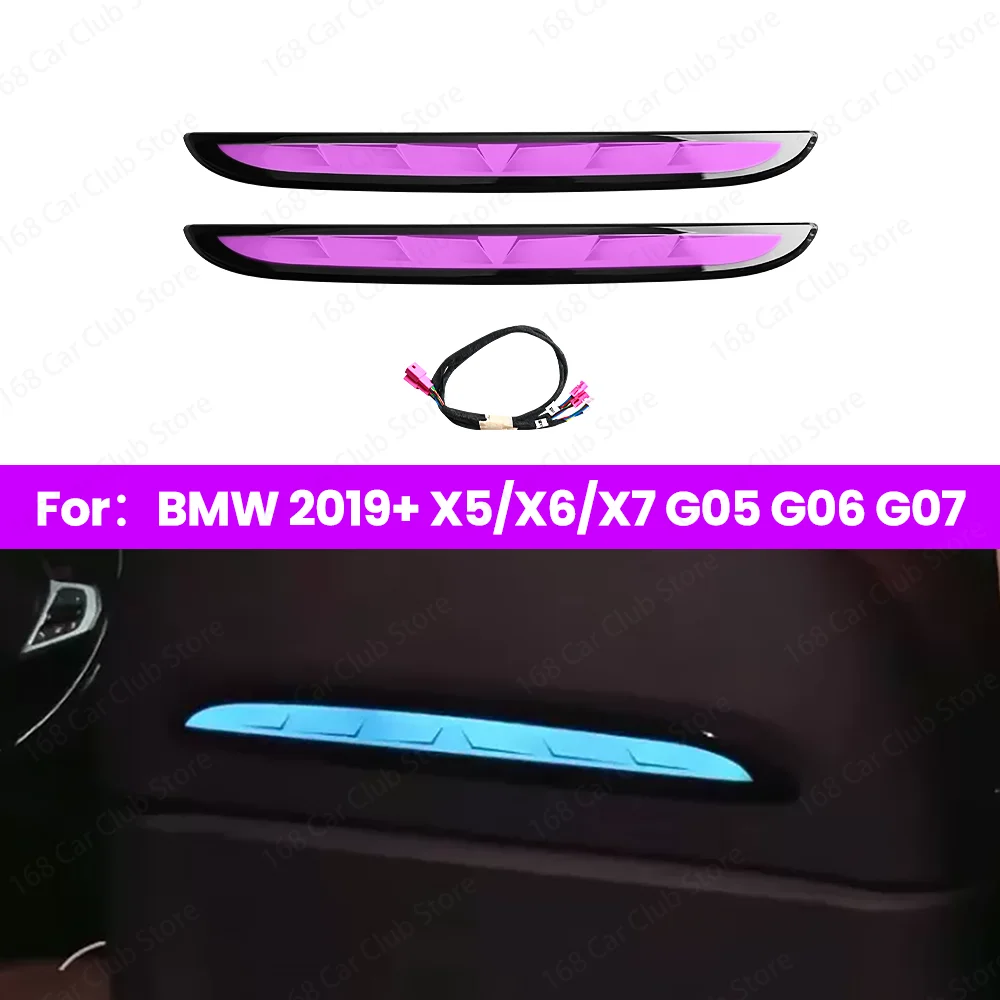 

LED 11 Color Crystal Style Seat Light Ambient Light For BMW X5 X6 X7 G05 G06 G07 Car Decorative Strip Modification Accessories