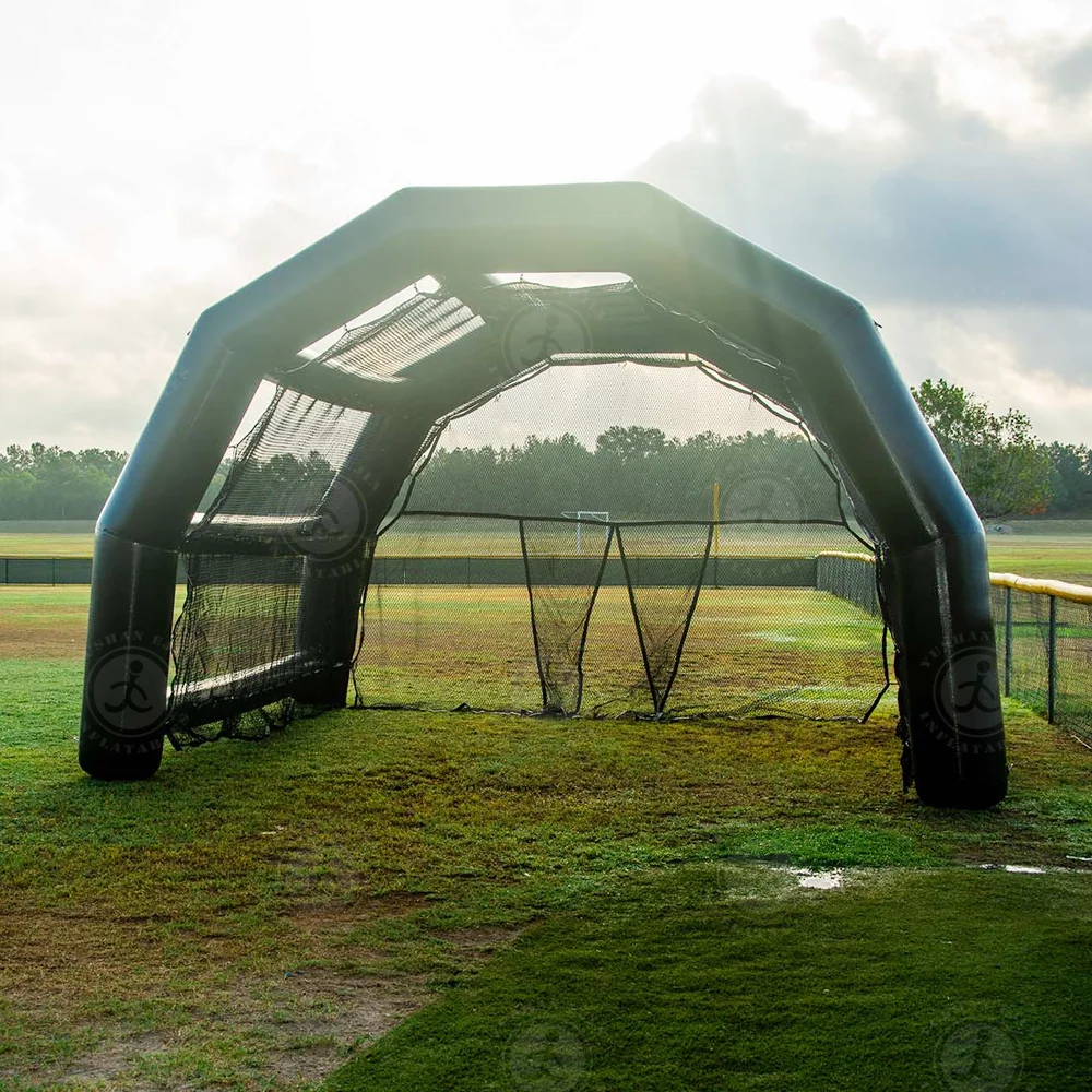 New Design Inflatable Batting Baseball Cage for Sale Outdoor Inflatable Turtle Backtop