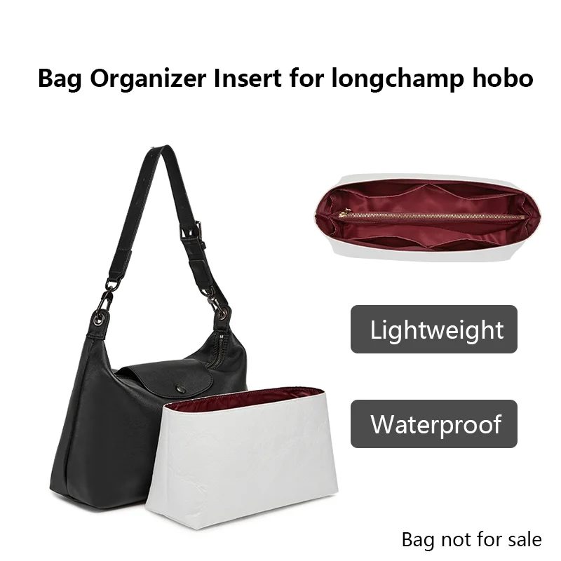 

Водонепроницаемая вставка для сумки Longchamp Hobo, легкая сумка-органайзер, вставка для хранения, сменные аксессуары для сумки