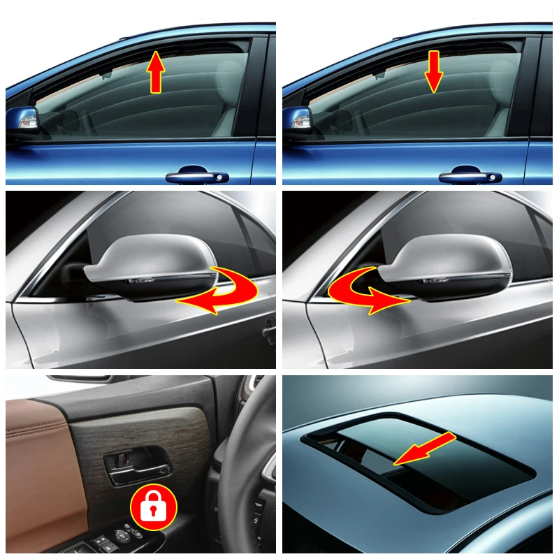 Adecuado para Honda Odyssey 2009-2022 Modificación de elevación de ventana de un clic Elysion OBD accesorios de espejo retrovisor plegable