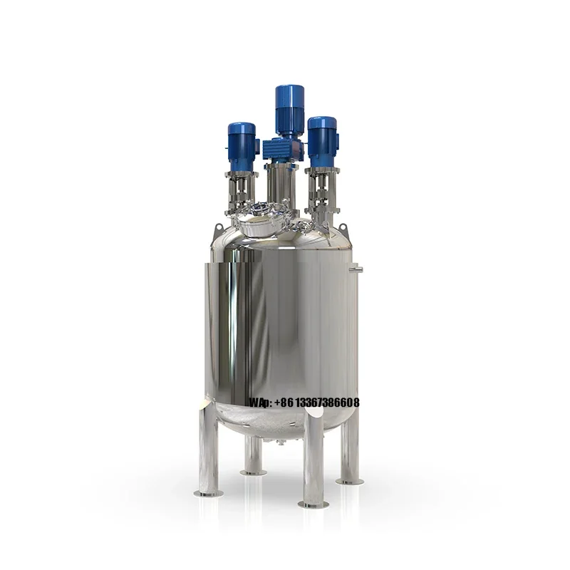 500L Stainless Steel 304 306L High Shearing Emulsifying Dispersion Mixing Tank for Liquid Soap and Shampoo Production