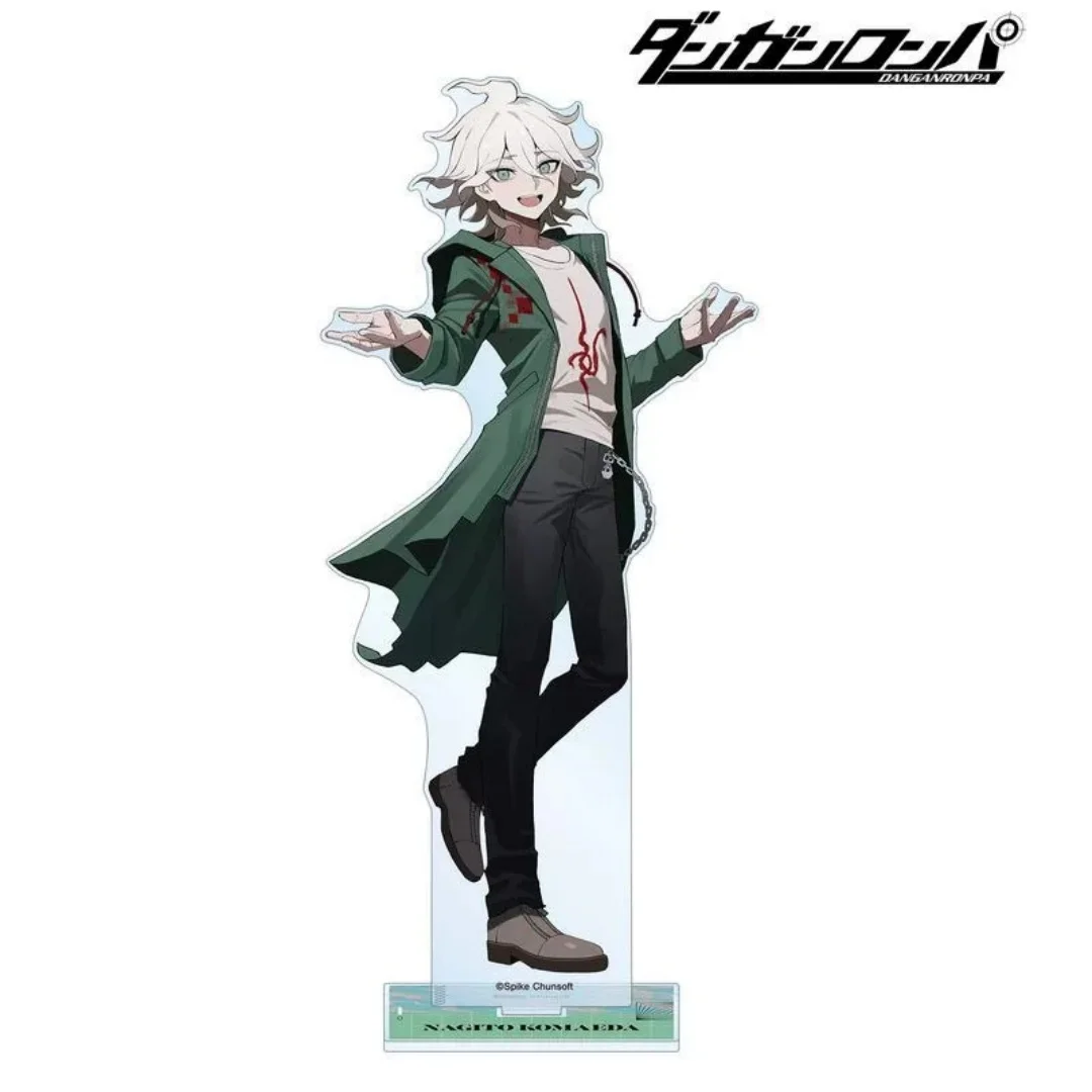 Danganronpa DR Nagito Komaeda Chiaki Nanami Hajime Hinata Angel Devil Room Decor 15cm Acrylic Stand Desk Ornament Keychain