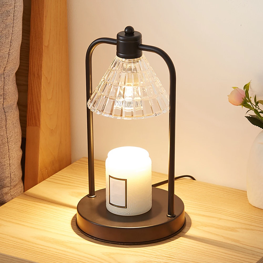 Stylish Wireless Table Lamp, Aromatherapy Warming Lamp, Top-Down Candle Melting Light for Home Decor, Stylish