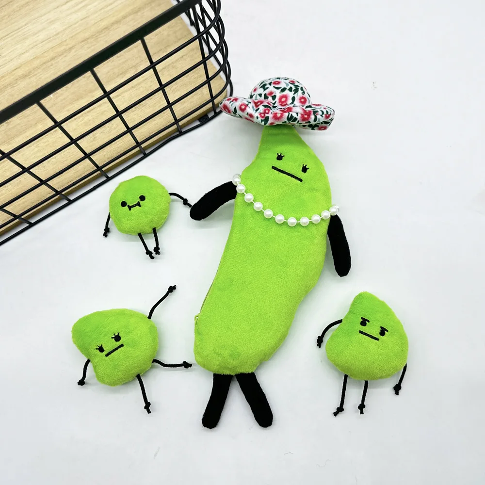 New In Stock Anime Figure Edamame Family Collectible Cute Doll Room Decoration Kids Toy Birthday Halloween Xmas Birthday  Gift