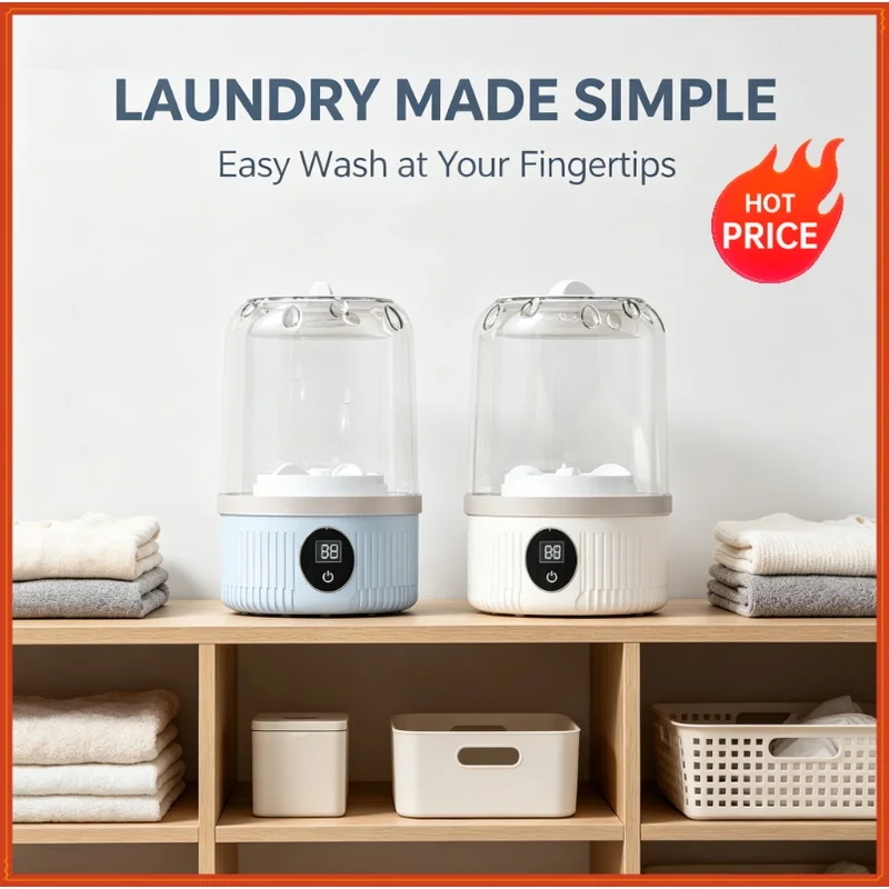 Mini Household Electric Washing Cup Underwear Socks Small Wireless Charging Washing Machine Pet clothes washing machine