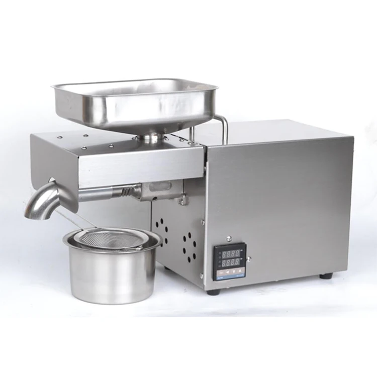 Customized Stainless Steel Sunflower Seed Oil Press Extractor Cooking Oil Making Machine Commercial Oil Processing