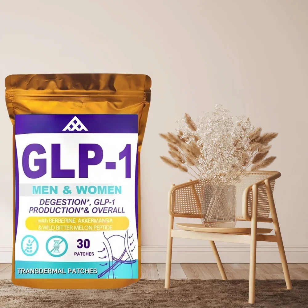 30 رقعة Glp1 Probiotic Transdermal مع Akkermansia Probiotic للهضم والطاقة والصحة العامة