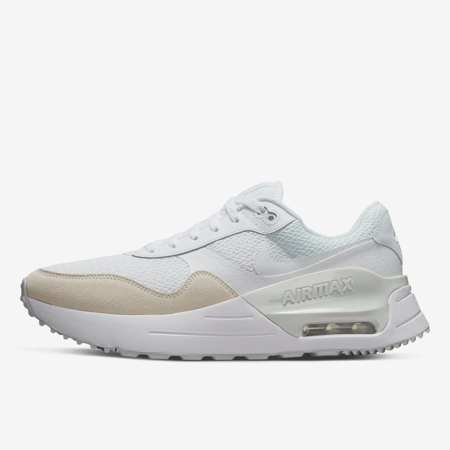 حذاء الجري Nike Official Genuine Air Max System للرجال شبكي يسمح بمرور الهواء DM9537-101