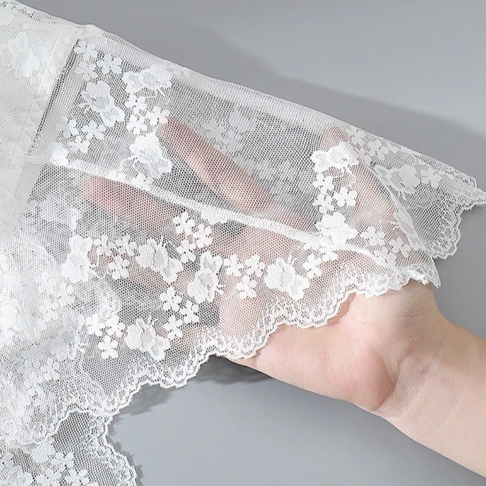 Spicy Girl Style Hollow Lace Camisole V Neck Transparent Crop Tops Ruffled Butterfly Slim Fit Lace Corset Spring Summer