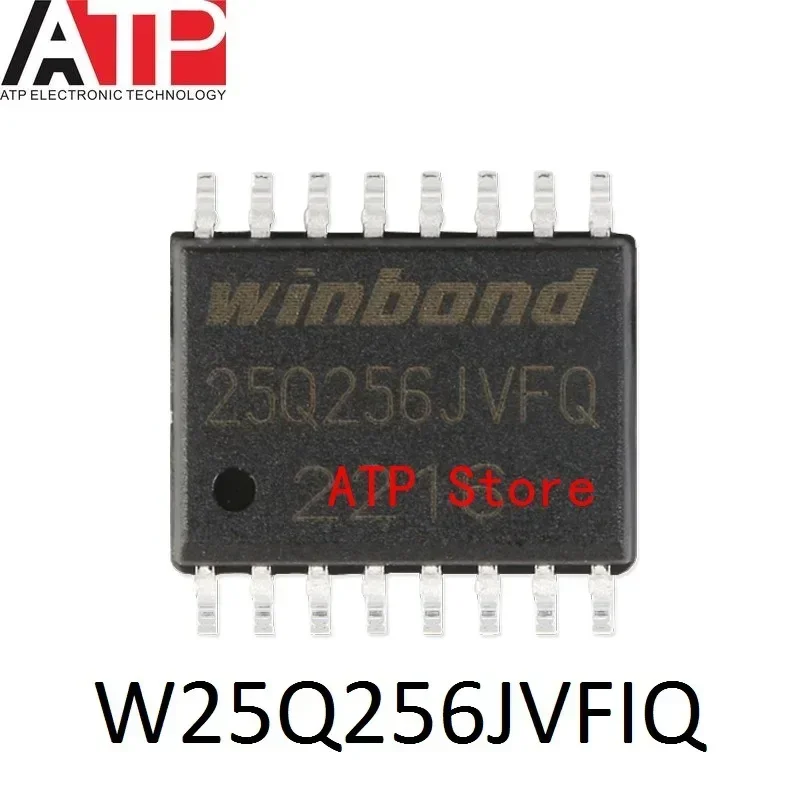 

10PCS/LOT 100% New Original W25Q256JVFIQ 25Q256JVFQ SOP-16 W25Q256JVFQ Flash Memory Chip IC 256MBIT