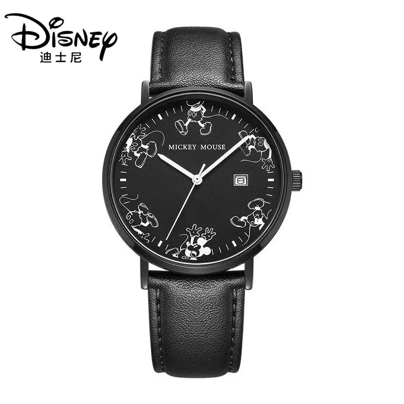 Genuine Disney Luminous Watch Student Simple Electronic Watch Waterproof Trend Children's Quartz Watches