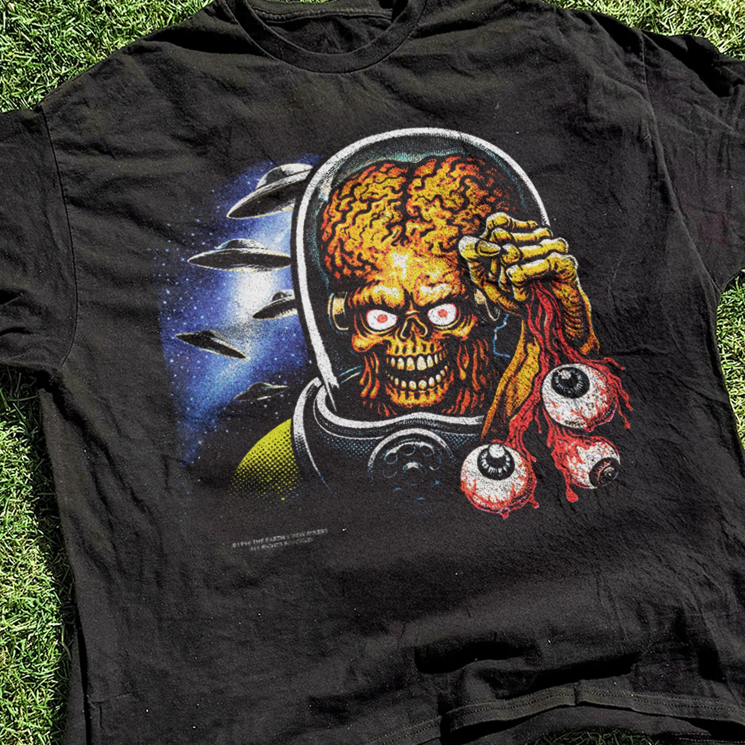 1996 Mars Attacks 'Eyeballs' Vintage Promo Tee