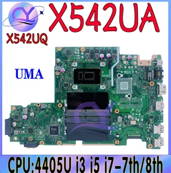 X542UN Mainboard X542U X542UR X542URR X542UQ X542UF X542URV X542UA Laptop Motherboard With i3 i5 i7-7/8th UMA/930MX/940MX/MX150