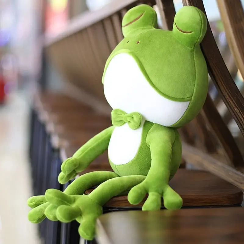 Cute Frog Doll Gives Boys Sleep Pillow Funny Toy Birthday Gift Cute Bed Comfort Doll