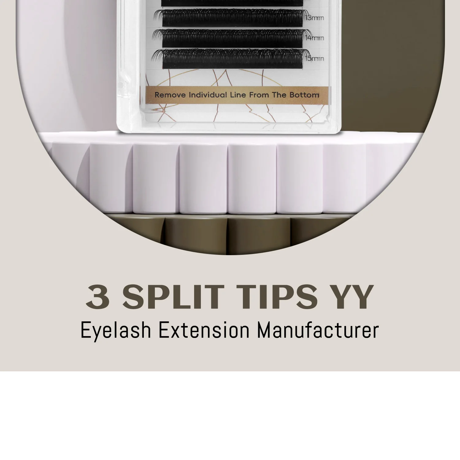 Befer Triple Tips Y Wimpernverlängerung YY-Form Wimpernverlängerung Cilios Brasileiro Y Brasilianisches Volumen Natürliche falsche Wimpern – Detail 5
