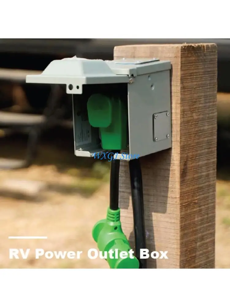 37JE Magnesium Alloy 50A Motorhome Power Inlet Charging 14-50R Waterproof for Durability