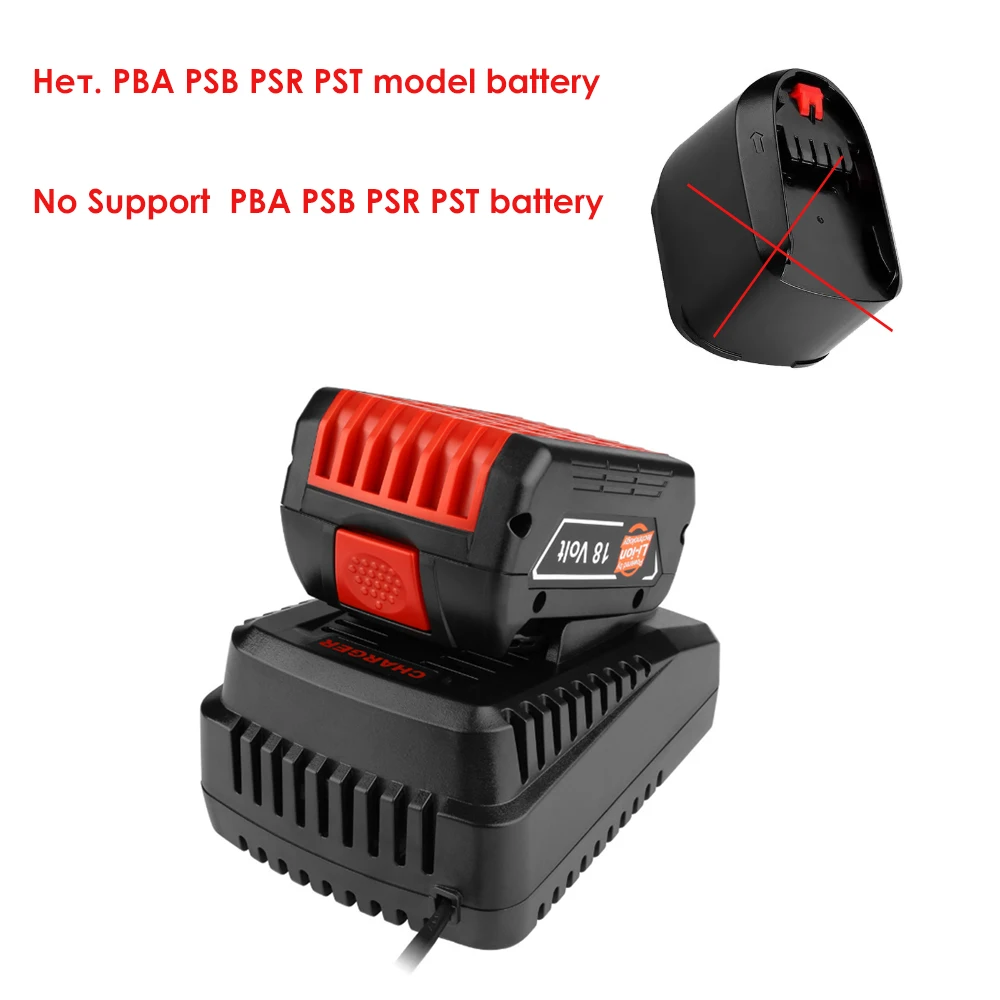 Tools Battery Charger For Bosch 14.4V 18V Replacement Battery BAT609 BAT609G BAT618 BAT618G AL1860CV AL1814CV