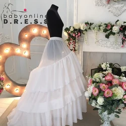 BABYONLINE Petticoat Plus Hoop Slip Underskirt for Mermaid Wedding Dress Gown Bride Krolin