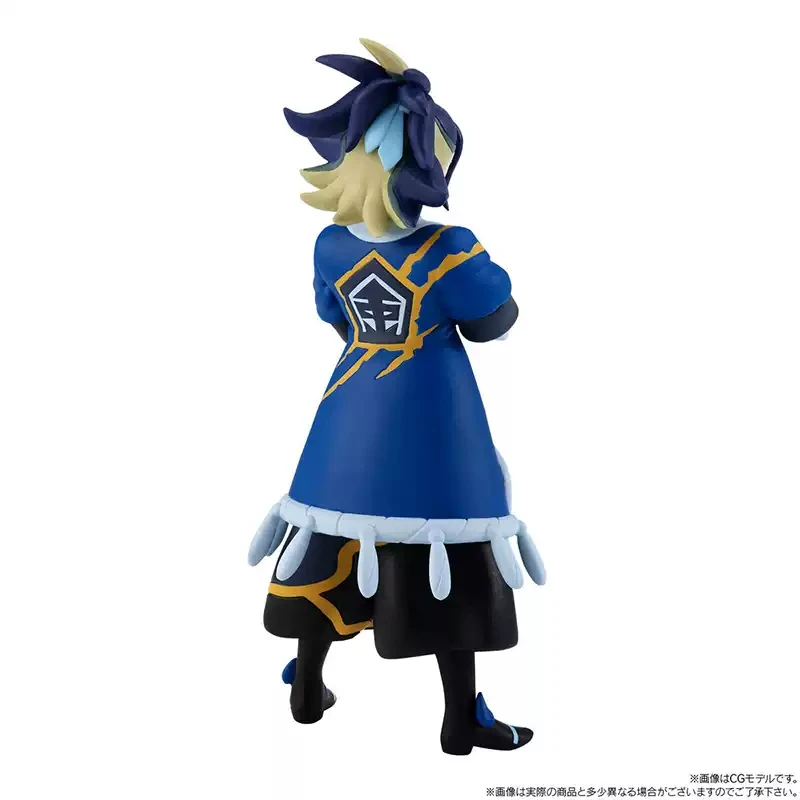 BANDAI Original Pokemon Animation Game Peripheral Toy SCALE WORLD Adaman Leafeon Anime Action Model Figures Collection